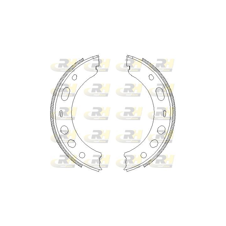 Stabdžių trinkelė, stovėjimo stabdys ROADHOUSE 4724.00