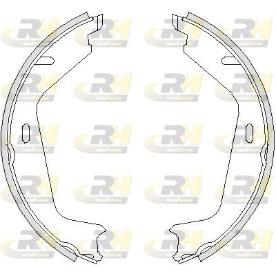 Stabdžių trinkelė, stovėjimo stabdys ROADHOUSE 4726.00