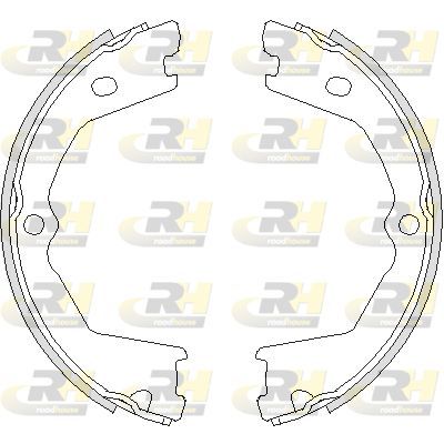 Stabdžių trinkelė, stovėjimo stabdys ROADHOUSE 4733.00