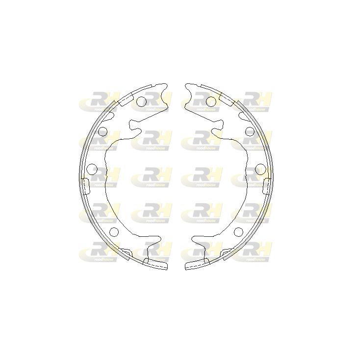 Stabdžių trinkelė, stovėjimo stabdys ROADHOUSE 4737.00