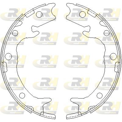 Stabdžių trinkelė, stovėjimo stabdys ROADHOUSE 4737.00