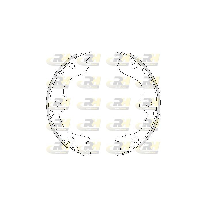 Stabdžių trinkelė, stovėjimo stabdys ROADHOUSE 4738.00