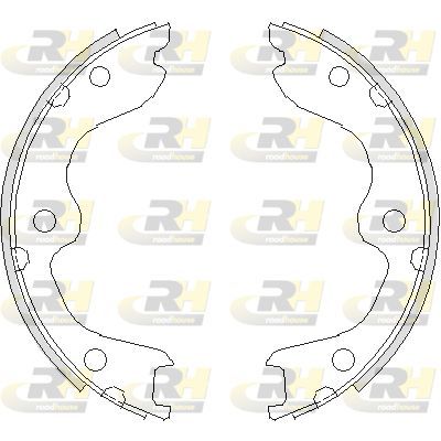 Stabdžių trinkelė, stovėjimo stabdys ROADHOUSE 4738.00