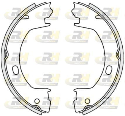 Stabdžių trinkelė, stovėjimo stabdys ROADHOUSE 4739.00