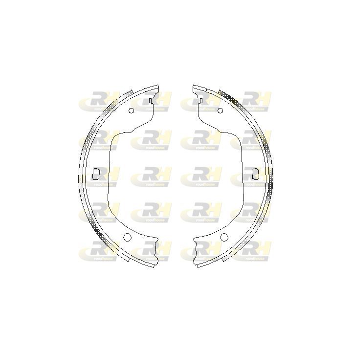 Stabdžių trinkelė, stovėjimo stabdys ROADHOUSE 4740.00