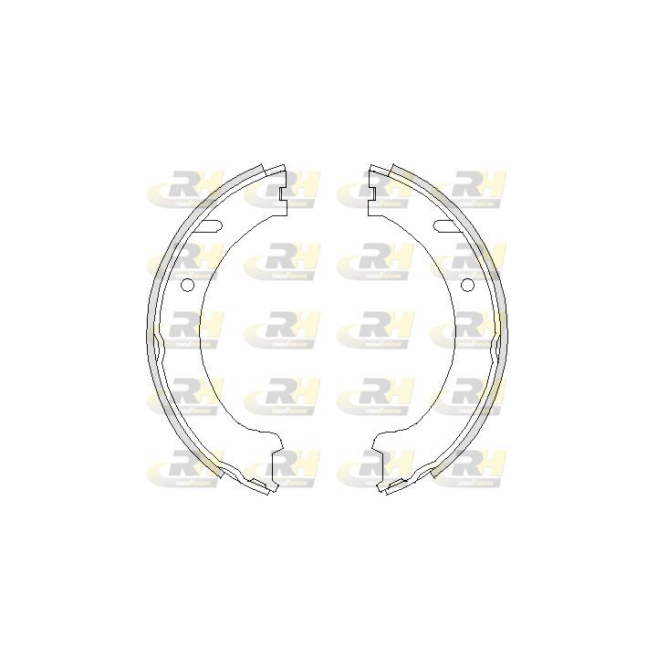 Stabdžių trinkelė, stovėjimo stabdys ROADHOUSE 4741.00