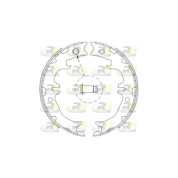 Stabdžių trinkelė, stovėjimo stabdys ROADHOUSE 4742.00