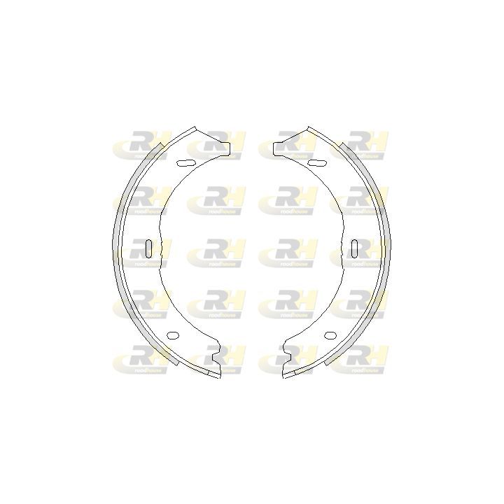 Stabdžių trinkelė, stovėjimo stabdys ROADHOUSE 4745.00