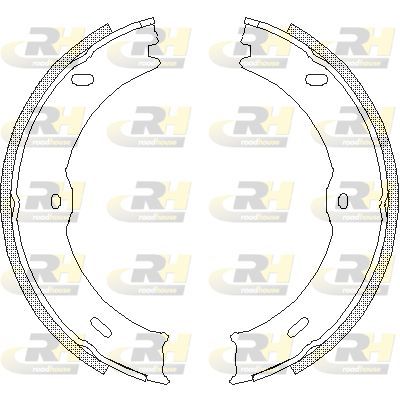 Stabdžių trinkelė, stovėjimo stabdys ROADHOUSE 4746.00