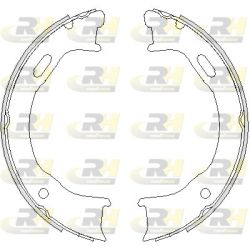 Stabdžių trinkelė, stovėjimo stabdys ROADHOUSE 4747.00