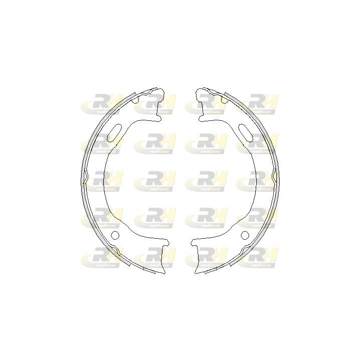 Stabdžių trinkelė, stovėjimo stabdys ROADHOUSE 4747.00