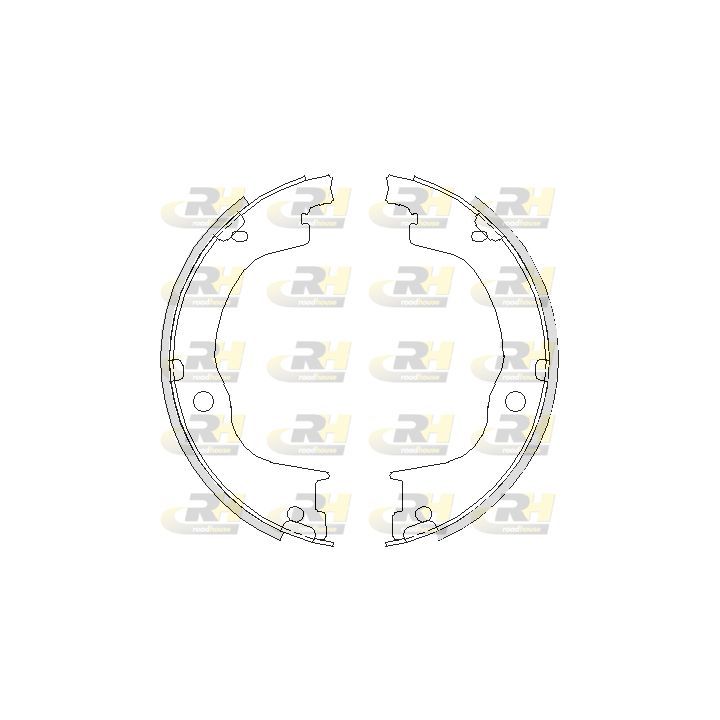 Stabdžių trinkelė, stovėjimo stabdys ROADHOUSE 4749.00