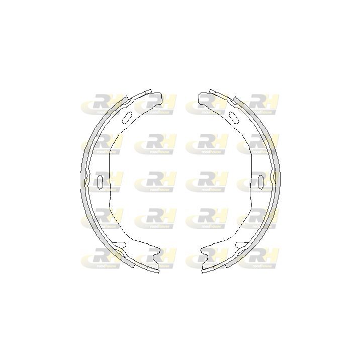 Stabdžių trinkelė, stovėjimo stabdys ROADHOUSE 4751.00