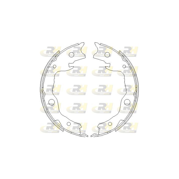 Stabdžių trinkelė, stovėjimo stabdys ROADHOUSE 4752.00