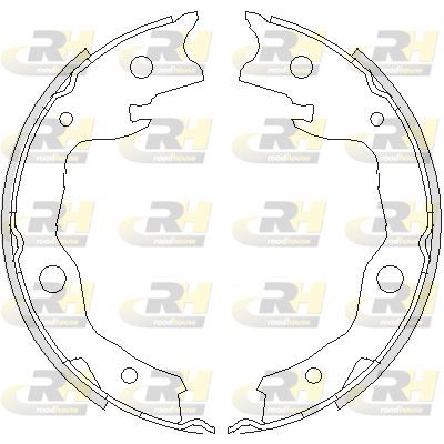 Stabdžių trinkelė, stovėjimo stabdys ROADHOUSE 4752.00