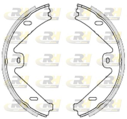 Stabdžių trinkelė, stovėjimo stabdys ROADHOUSE 4754.00