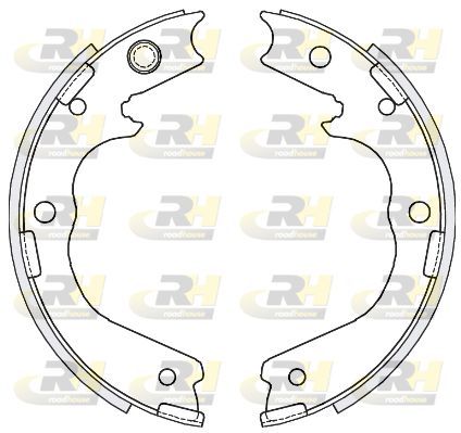 Stabdžių trinkelė, stovėjimo stabdys ROADHOUSE 4756.00