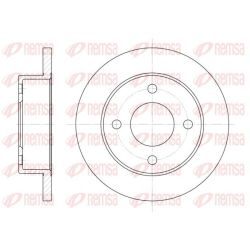 Stabdžių diskas REMSA 6012.00