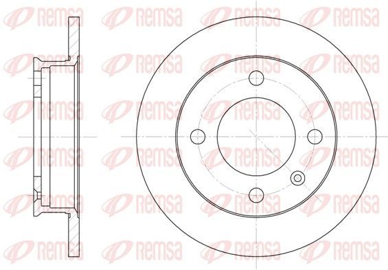 Stabdžių diskas REMSA 6019.00