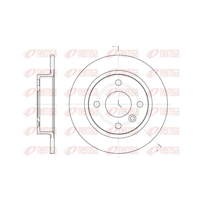 Stabdžių diskas REMSA 6032.00