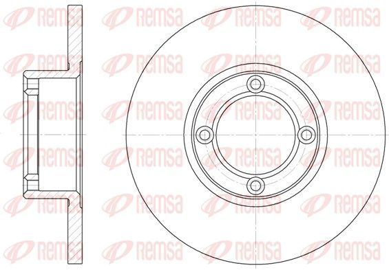 Stabdžių diskas REMSA 6037.00