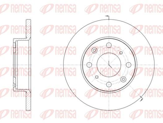 Stabdžių diskas REMSA 6040.00