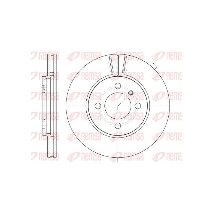 Stabdžių diskas REMSA 6062.10