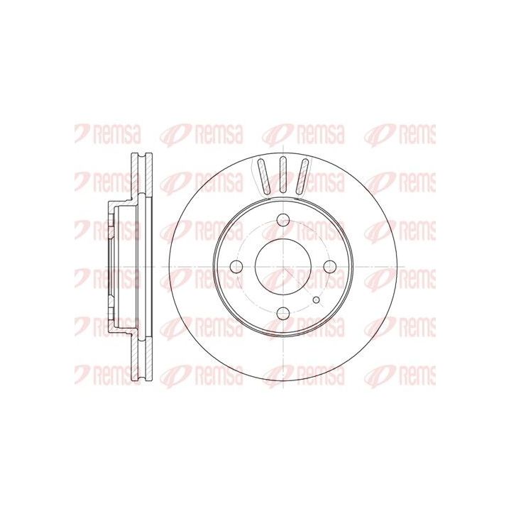 Stabdžių diskas REMSA 6093.10