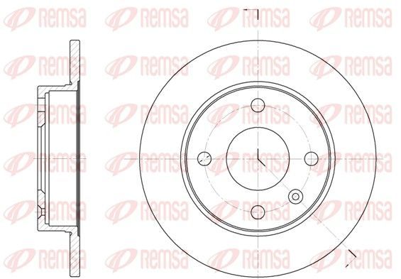 Stabdžių diskas REMSA 6094.00