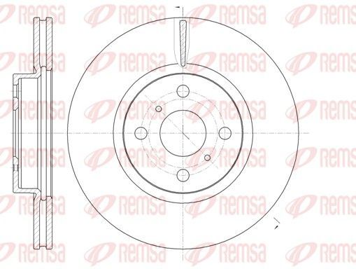 Stabdžių diskas REMSA 61006.10