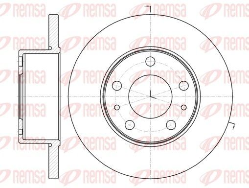 Stabdžių diskas REMSA 61008.00