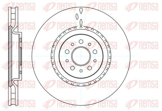 Stabdžių diskas REMSA 61010.10