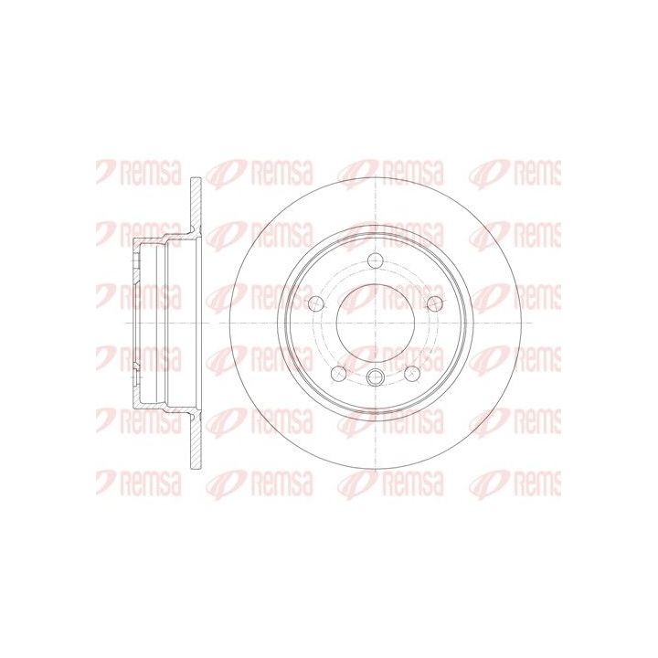 Stabdžių diskas REMSA 61013.00