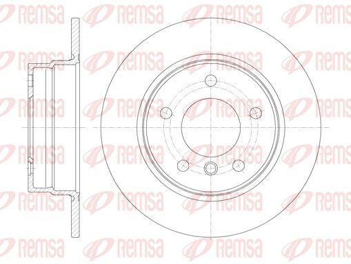 Stabdžių diskas REMSA 61013.00