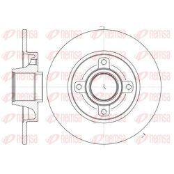 Stabdžių diskas REMSA 61014.00