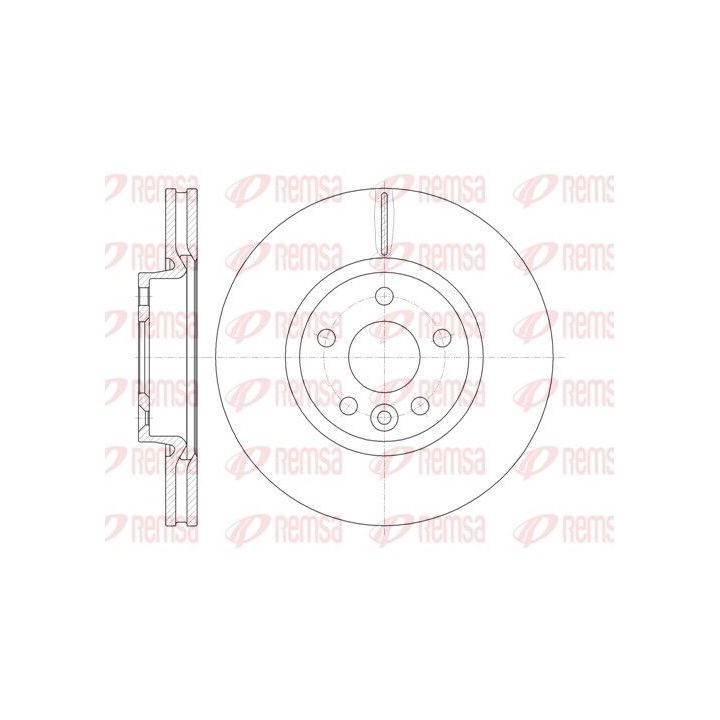 Stabdžių diskas REMSA 61019.10