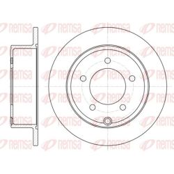 Stabdžių diskas REMSA 61025.00