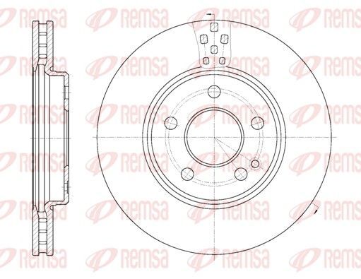 Stabdžių diskas REMSA 61029.10