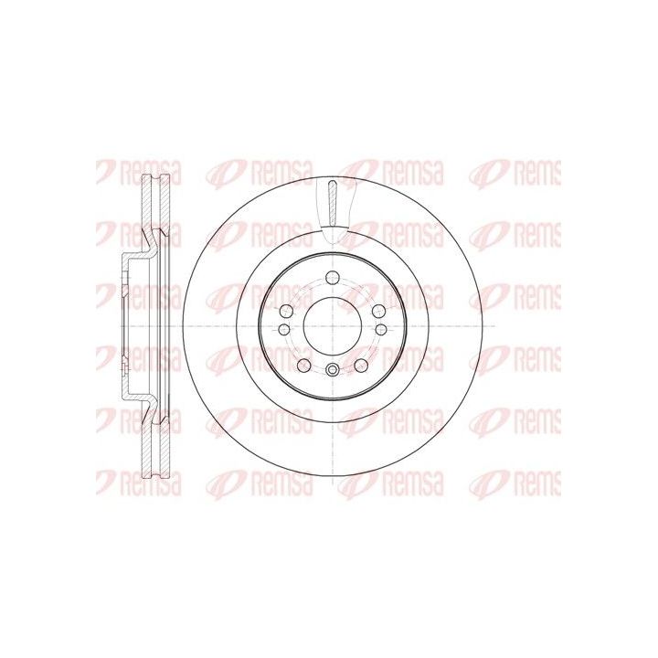 Stabdžių diskas REMSA 61030.10