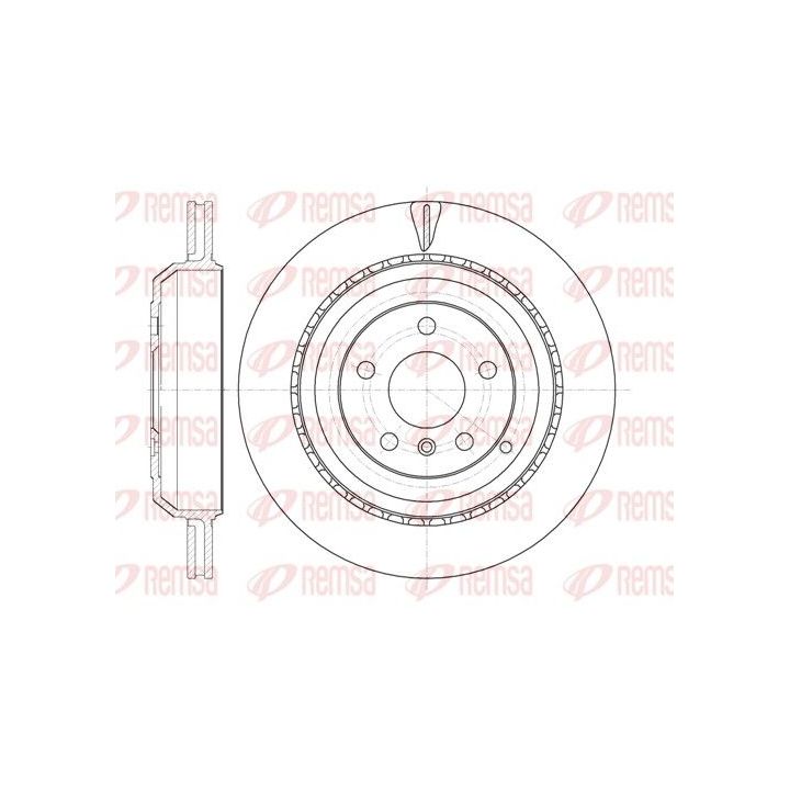 Stabdžių diskas REMSA 61031.10