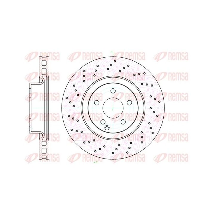 Stabdžių diskas REMSA 61032.10