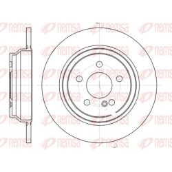 Stabdžių diskas REMSA 61033.00