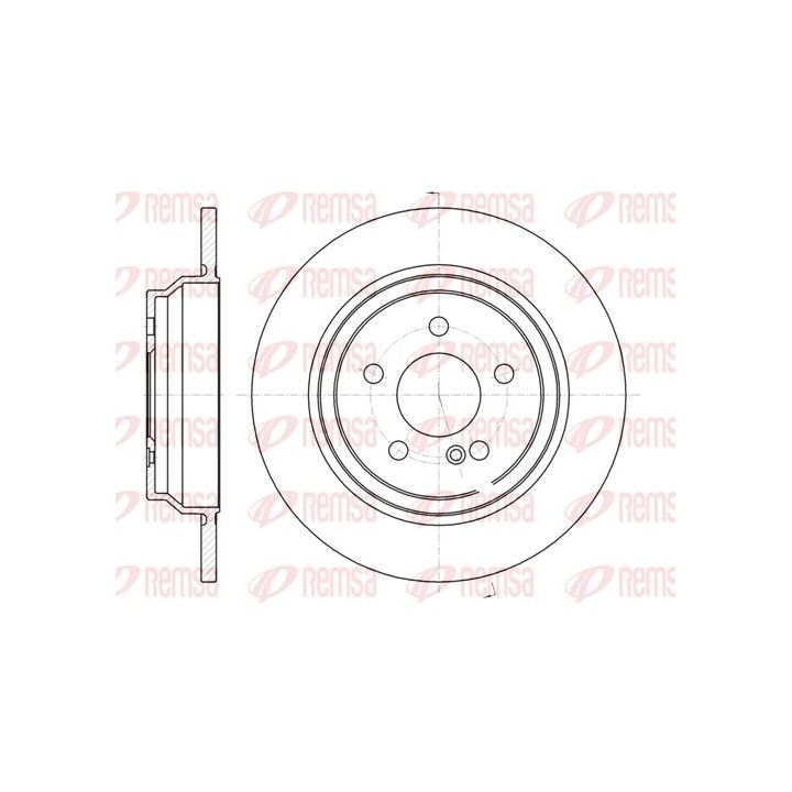Stabdžių diskas REMSA 61033.00