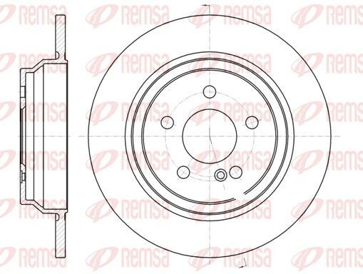 Stabdžių diskas REMSA 61033.00