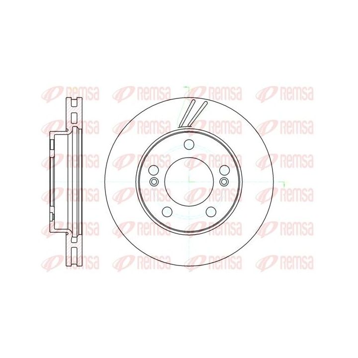 Stabdžių diskas REMSA 61040.10