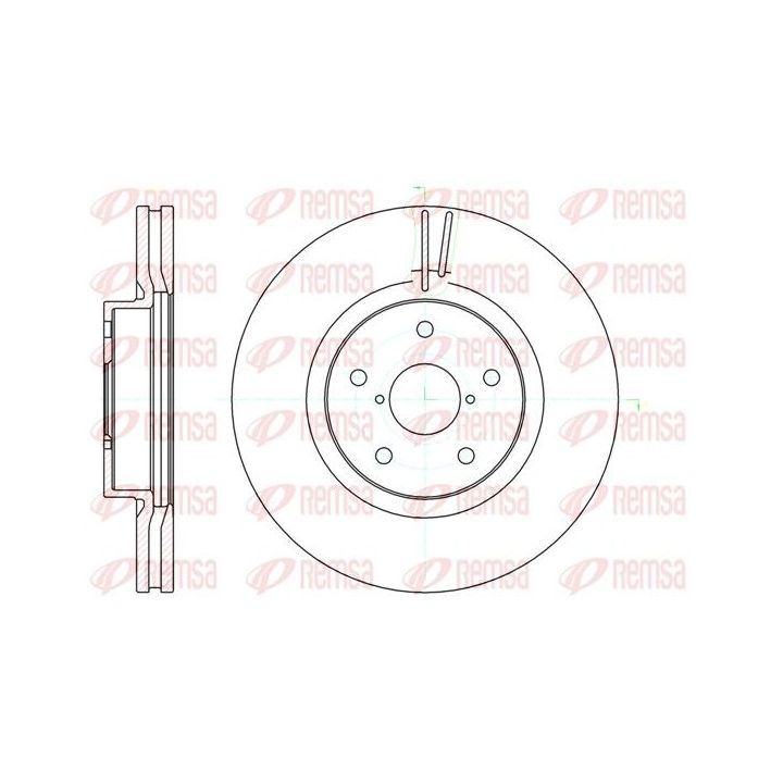 Stabdžių diskas REMSA 61041.10