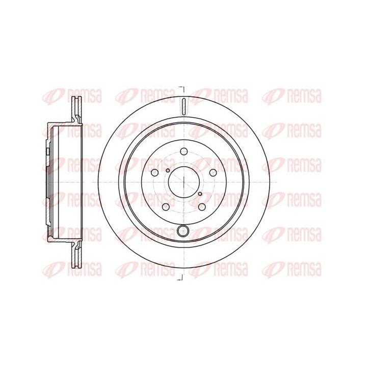 Stabdžių diskas REMSA 61042.10