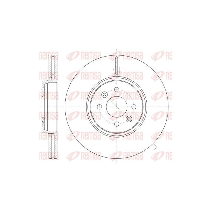 Stabdžių diskas REMSA 61049.10