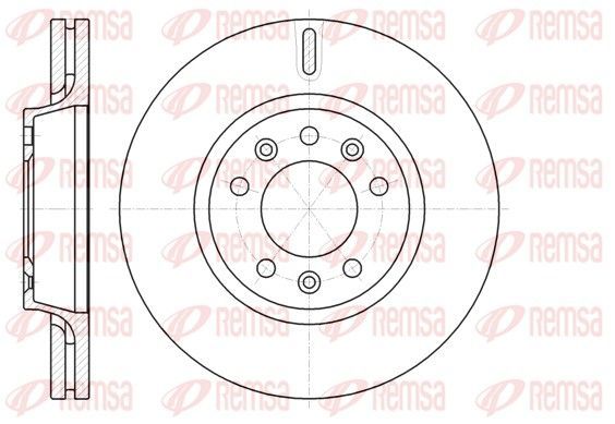 Stabdžių diskas REMSA 61052.10
