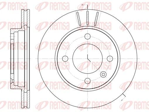 Stabdžių diskas REMSA 6106.10